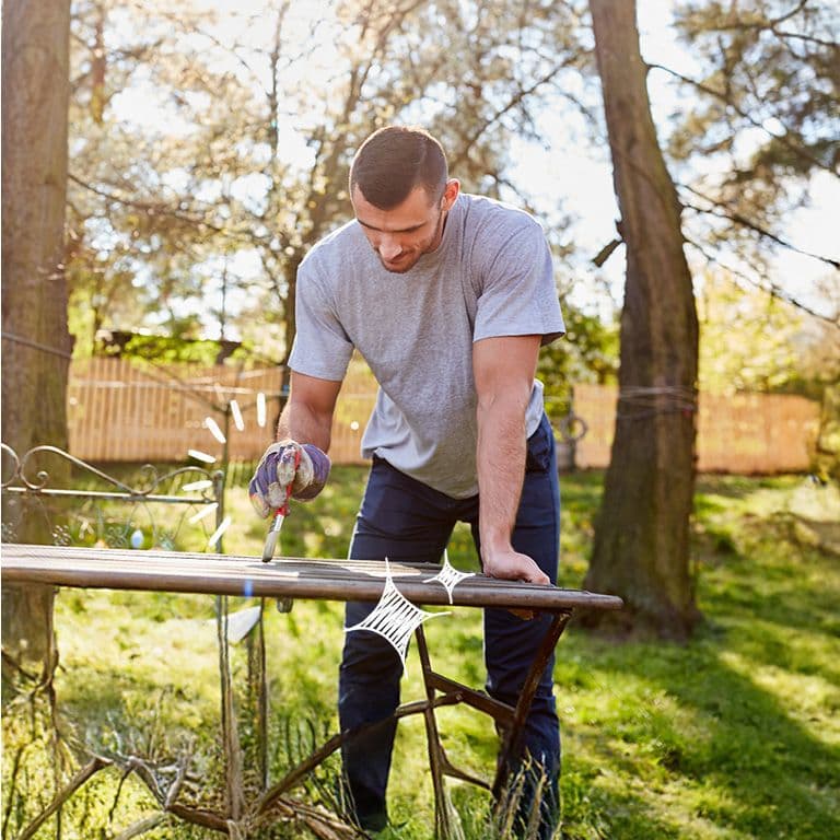 Cartoon home renovation