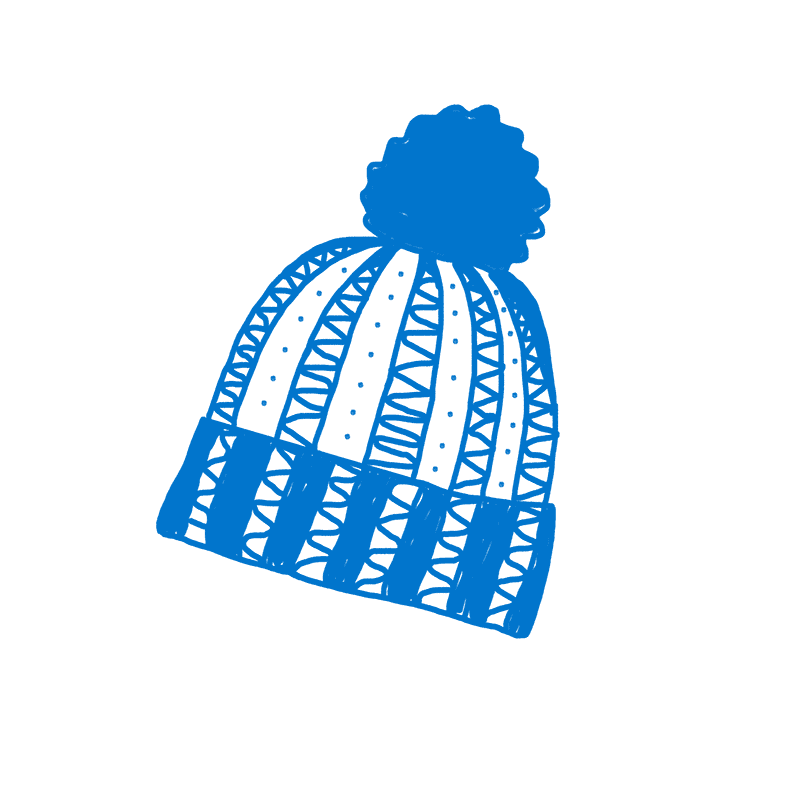 Cartoon beanie