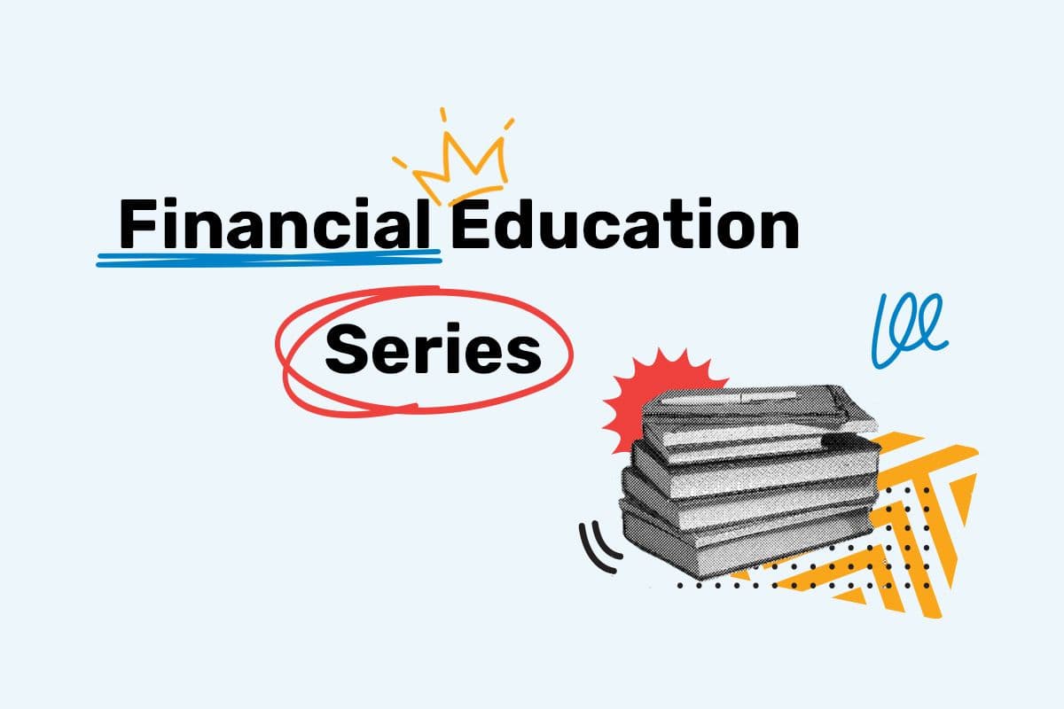 "Financial Education Series" text with drawings