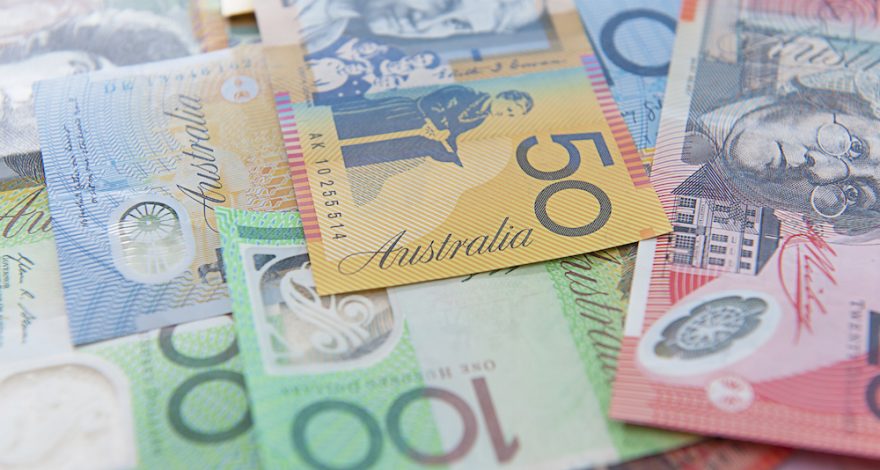 Australian Dollars on the Table