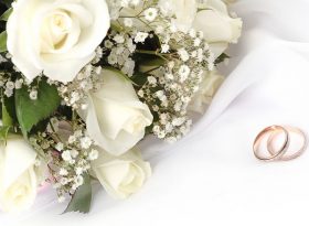 Wedding Bouquet with Wedding Ring