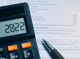 Calculator on Table