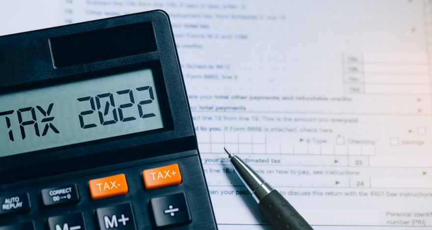 Calculator on Table